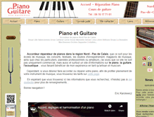 Tablet Screenshot of pianoetguitare.com